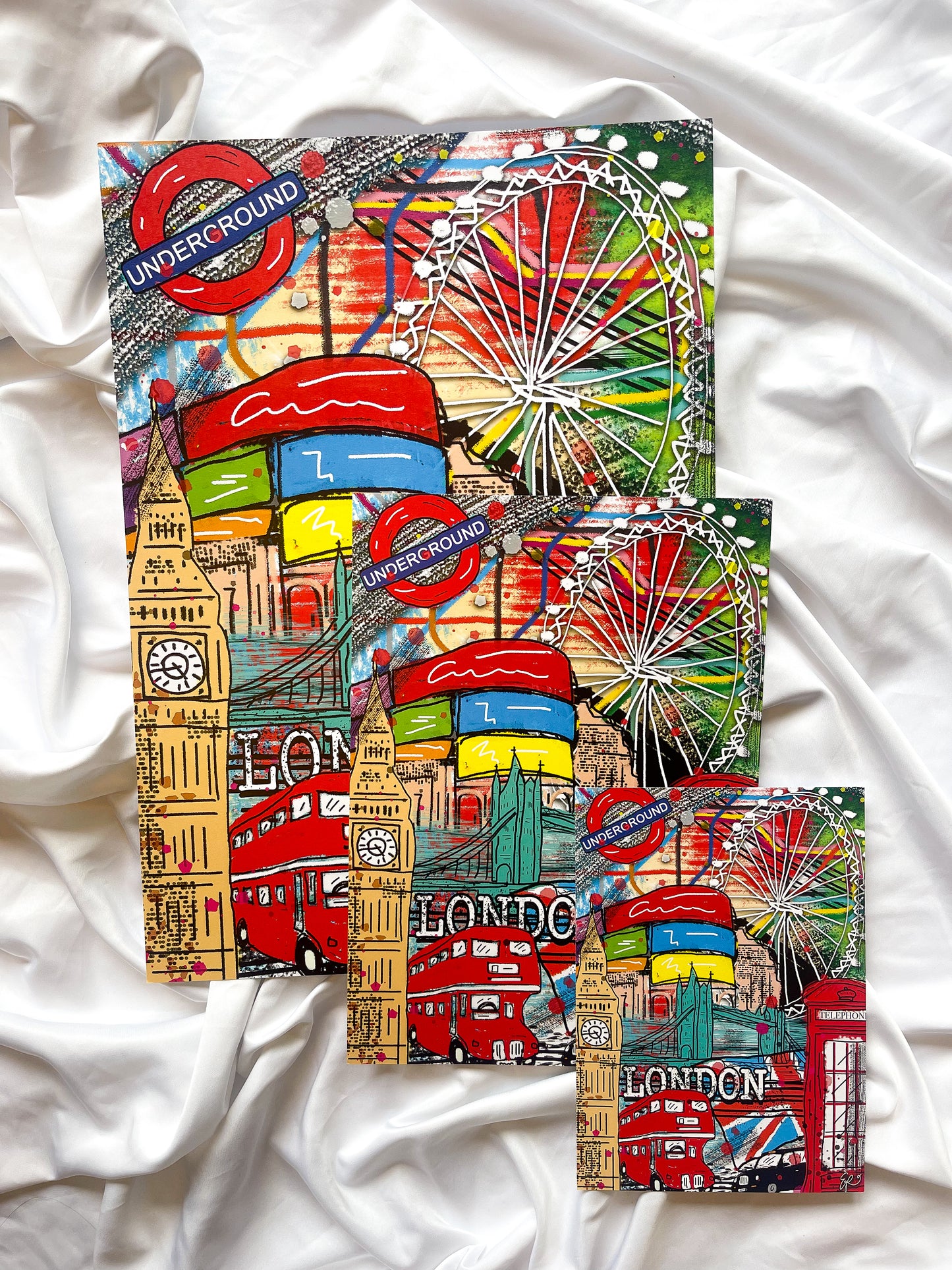 London Hand-drawn and Illustrated Art Print