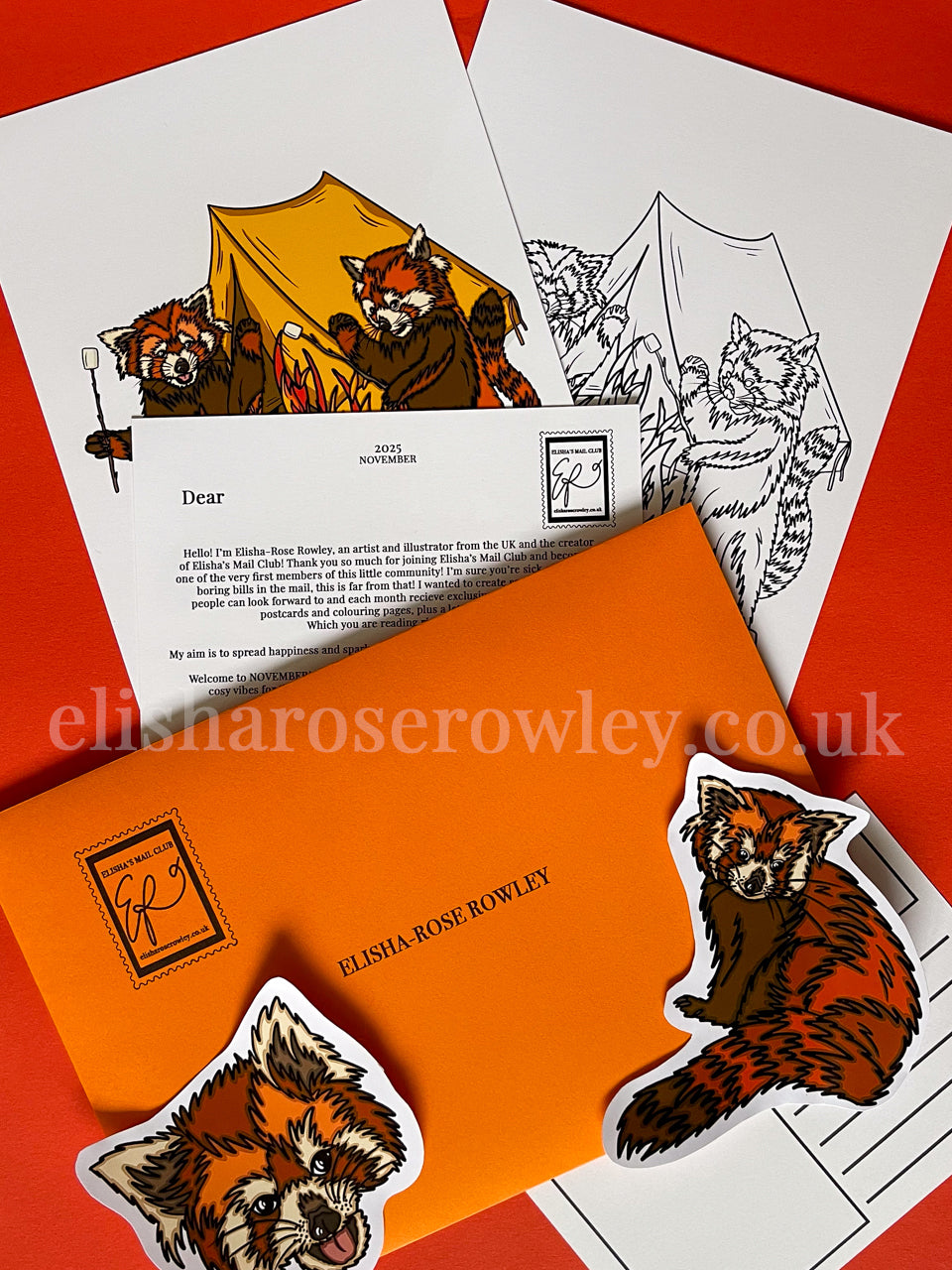 Elisha's Monthly Mail Club!
