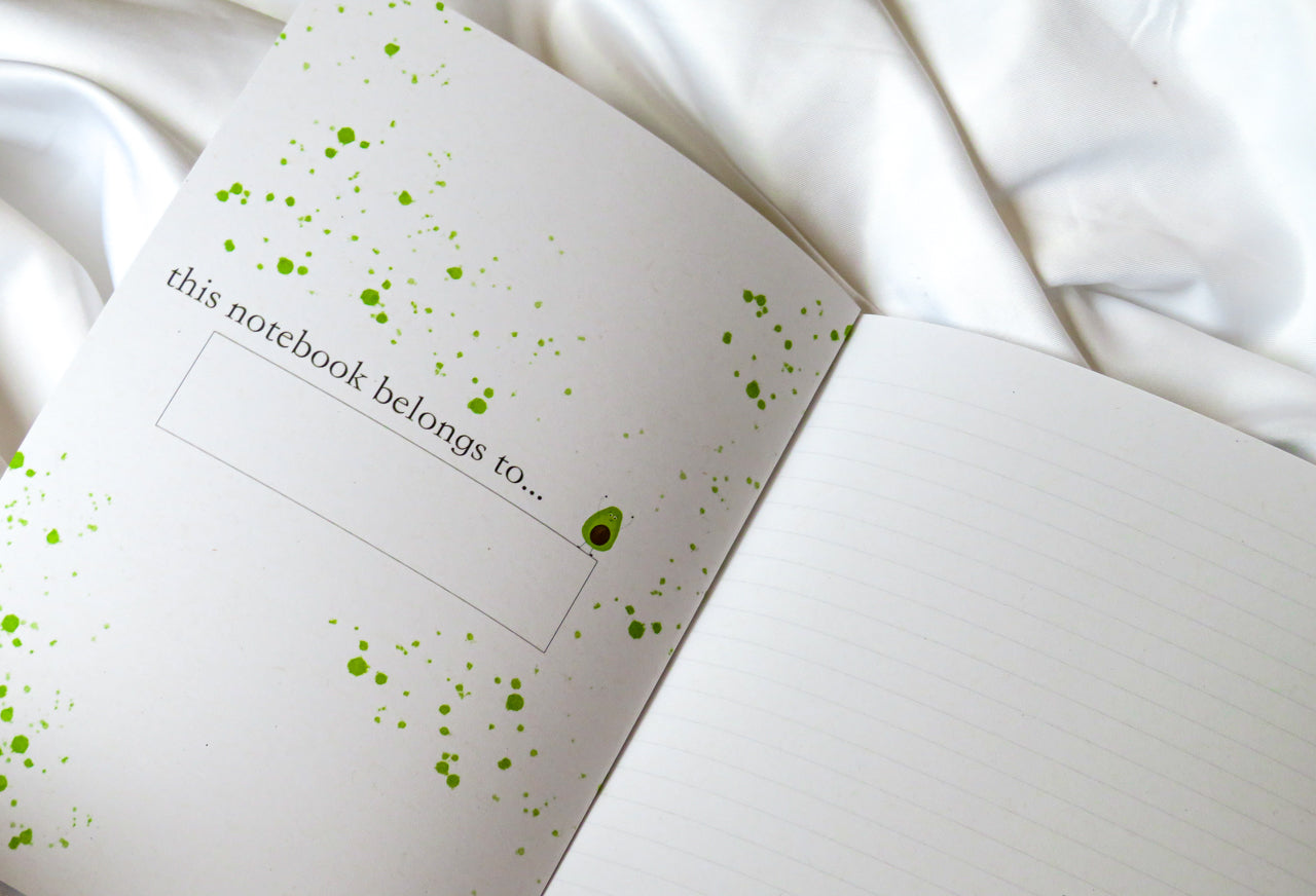 'Today I'll Avo Good Day' A5 Small Avocado Notebook