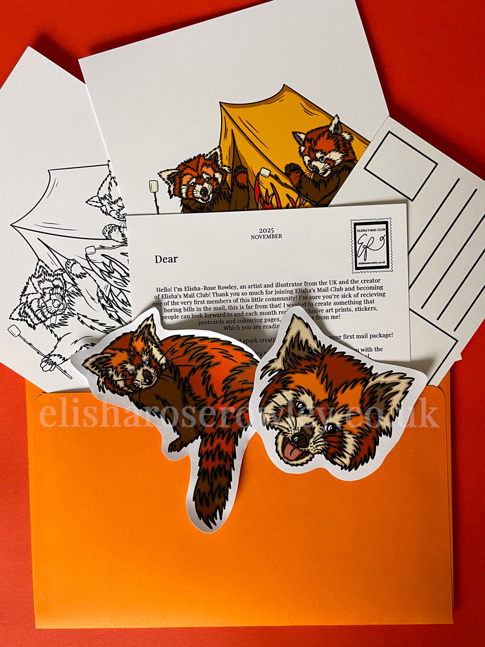 Elisha's Monthly Mail Club!