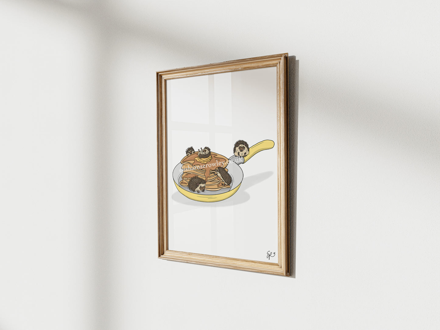 Prickles and Pancakes - Hand-drawn and Illustrated Art Print