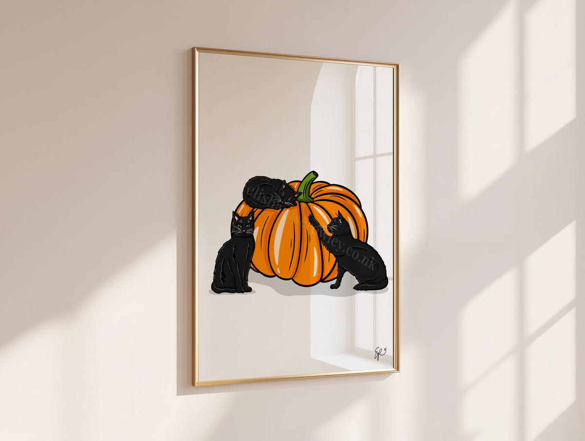 Paws & Pumpkins! Black Cats Autumn/Halloween Collection