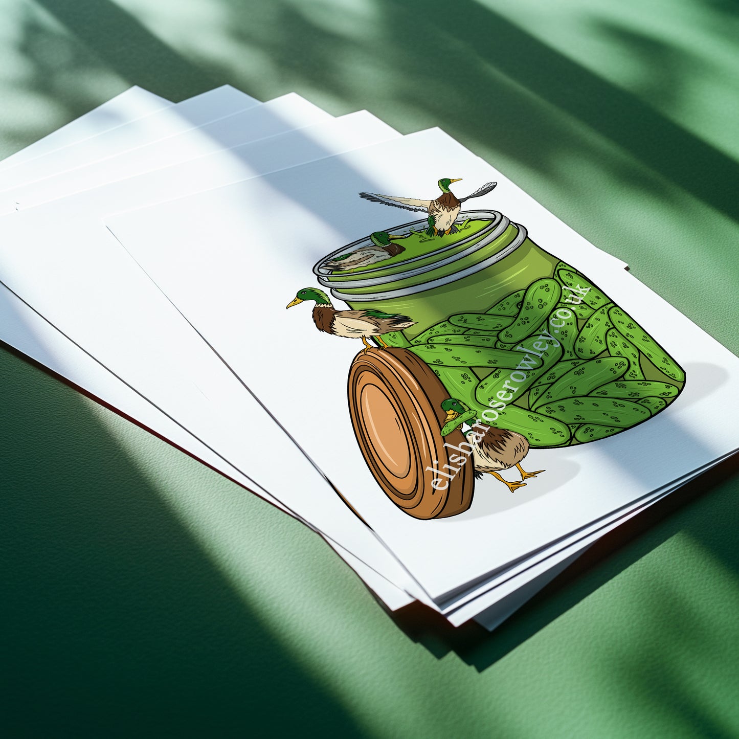 Pickle Pond - Hand-drawn and Illustrated Art Print
