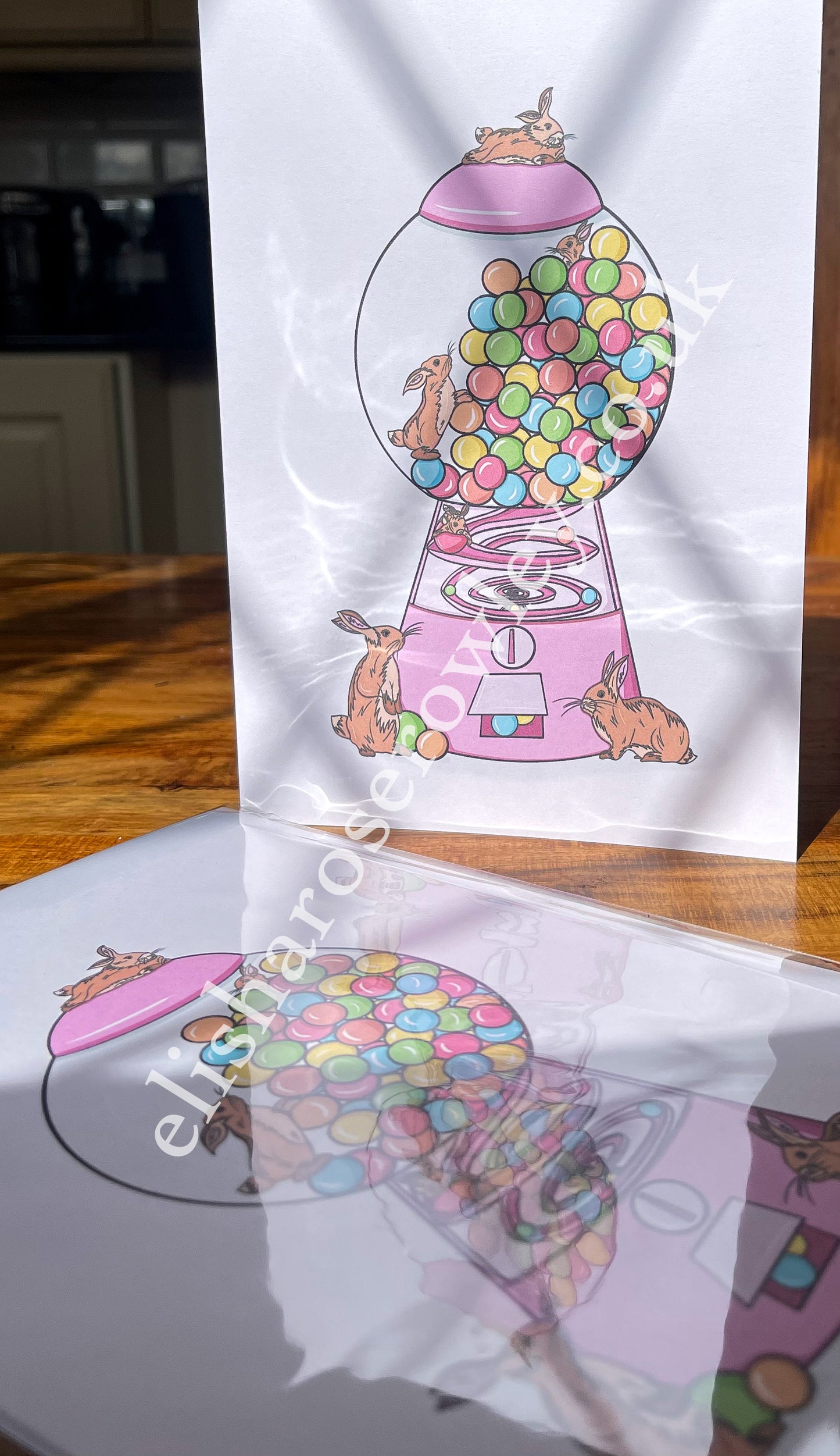 Bubblegum Bunnies Birthday/Easter Greeting Card A5