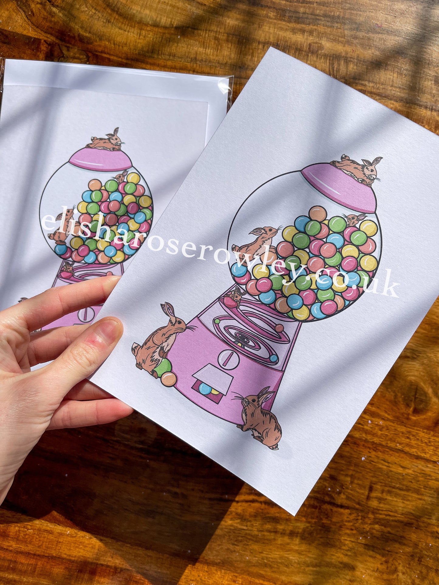 Bubblegum Bunnies Birthday/Easter Greeting Card A5
