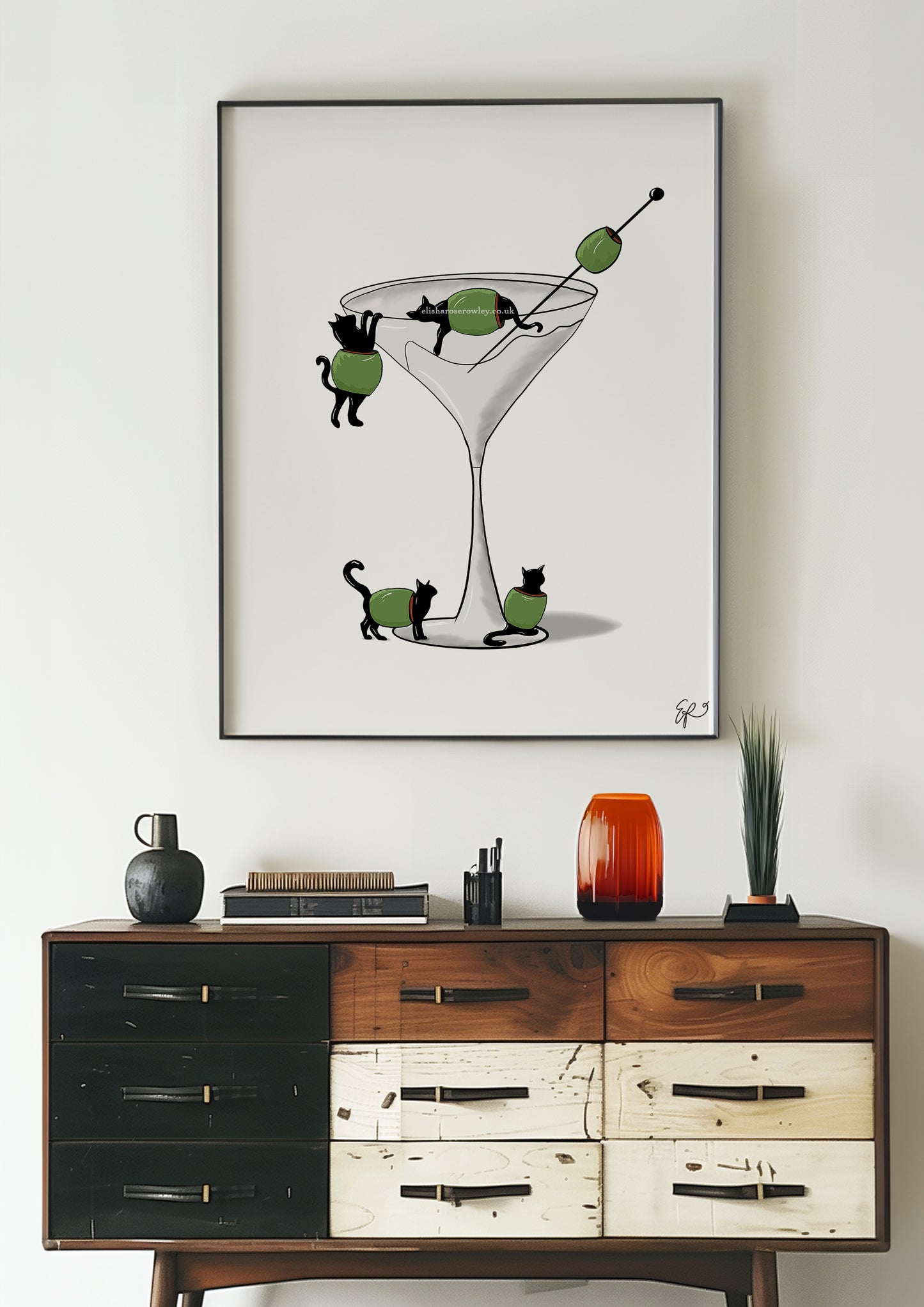 Cat'ini - Hand-drawn and Illustrated Print