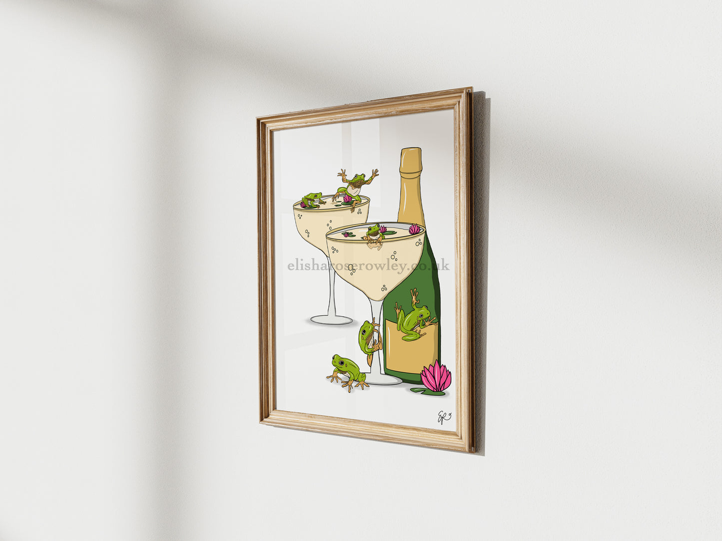 Fizzy Frogs - Hand-drawn and Illustrated Art Print