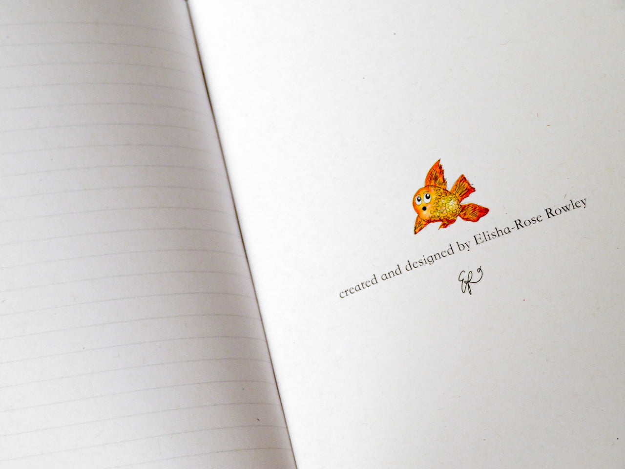 'If Only I had a Notebook' A5 Small Goldfish Notebook