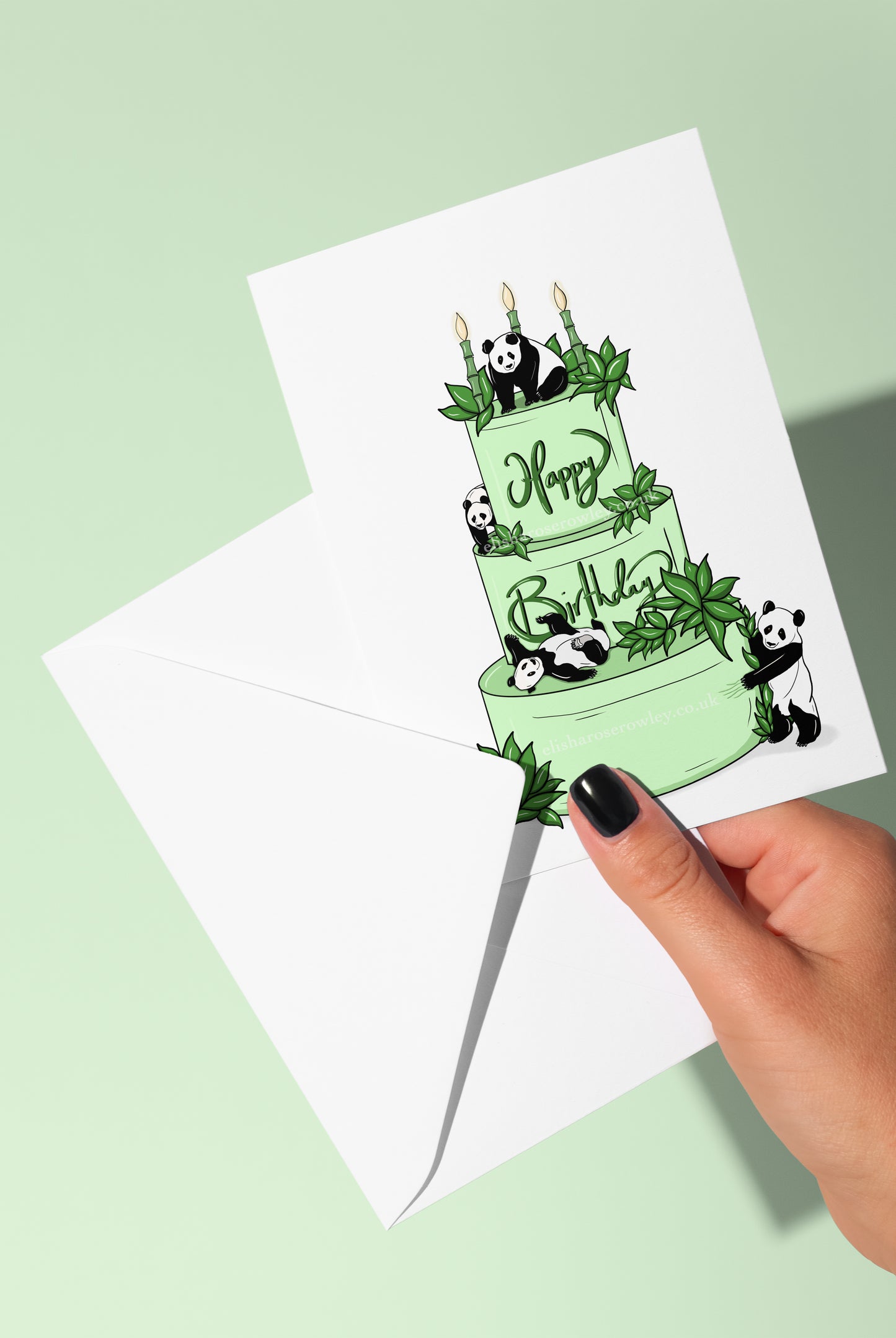 Birthday Pandas! Birthday Greeting Card A5