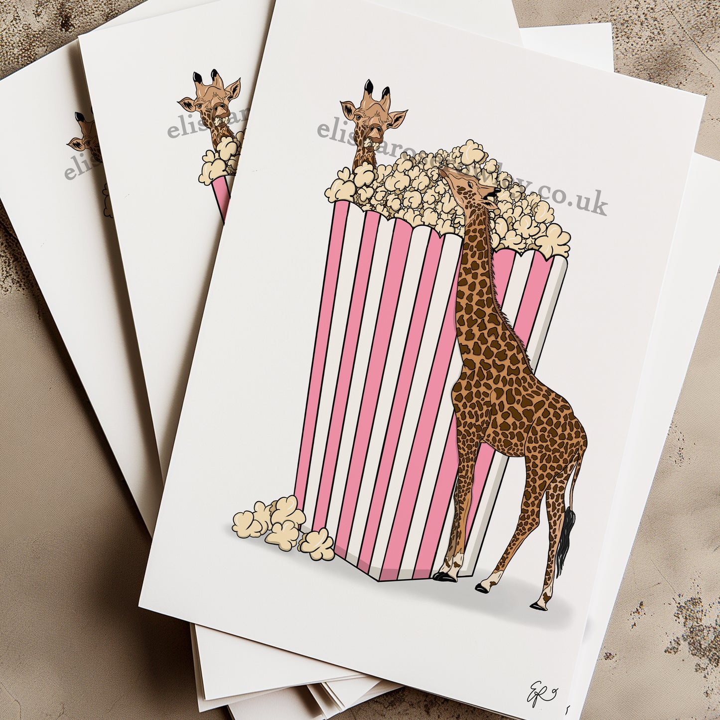 Sweet and Salty - Hand-drawn and Illustrated Print - Available in 2 Colours