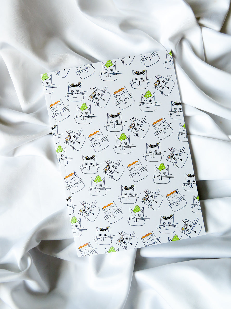 Sushi Cats Notebook, A5