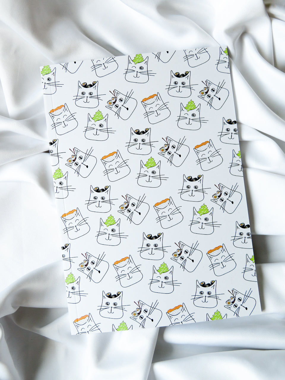 Sushi Cats Notebook, A5