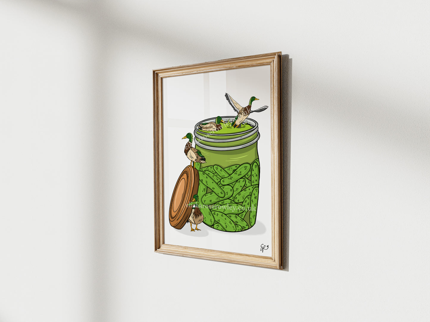 Pickle Pond - Hand-drawn and Illustrated Art Print