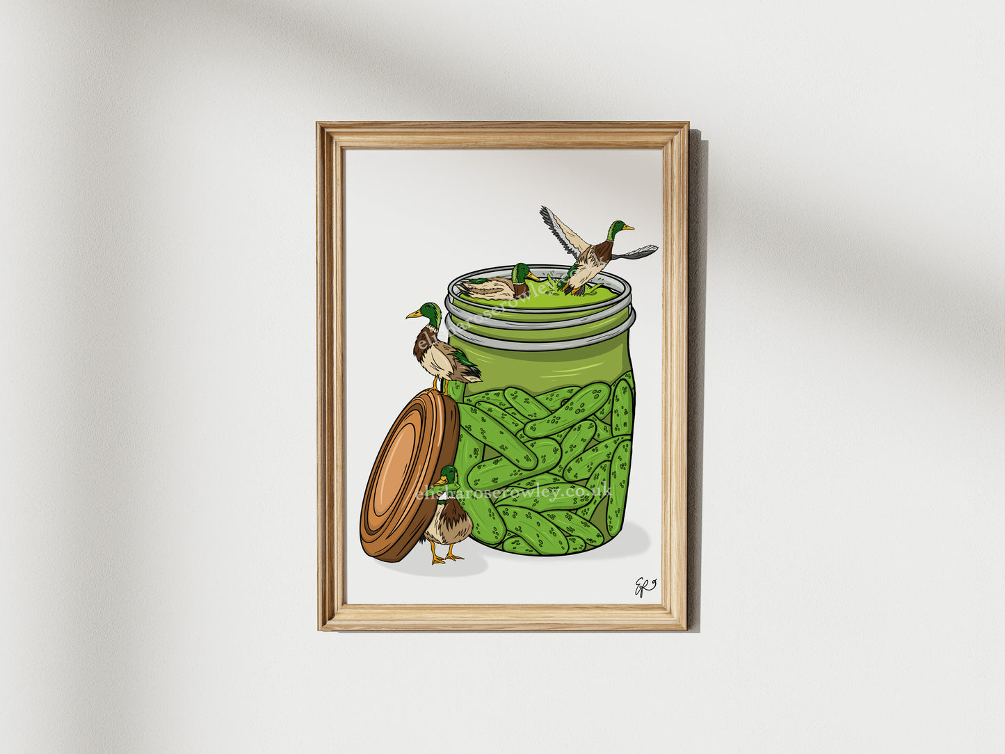 Pickle Pond - Hand-drawn and Illustrated Art Print