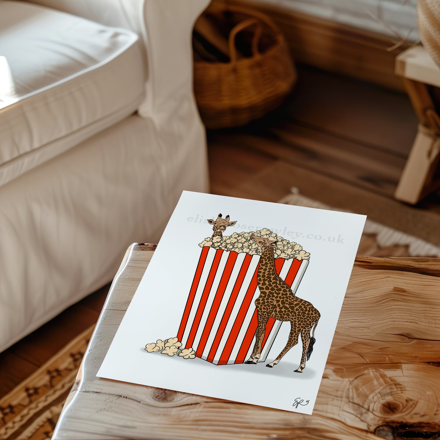 Sweet and Salty - Hand-drawn and Illustrated Print - Available in 2 Colours