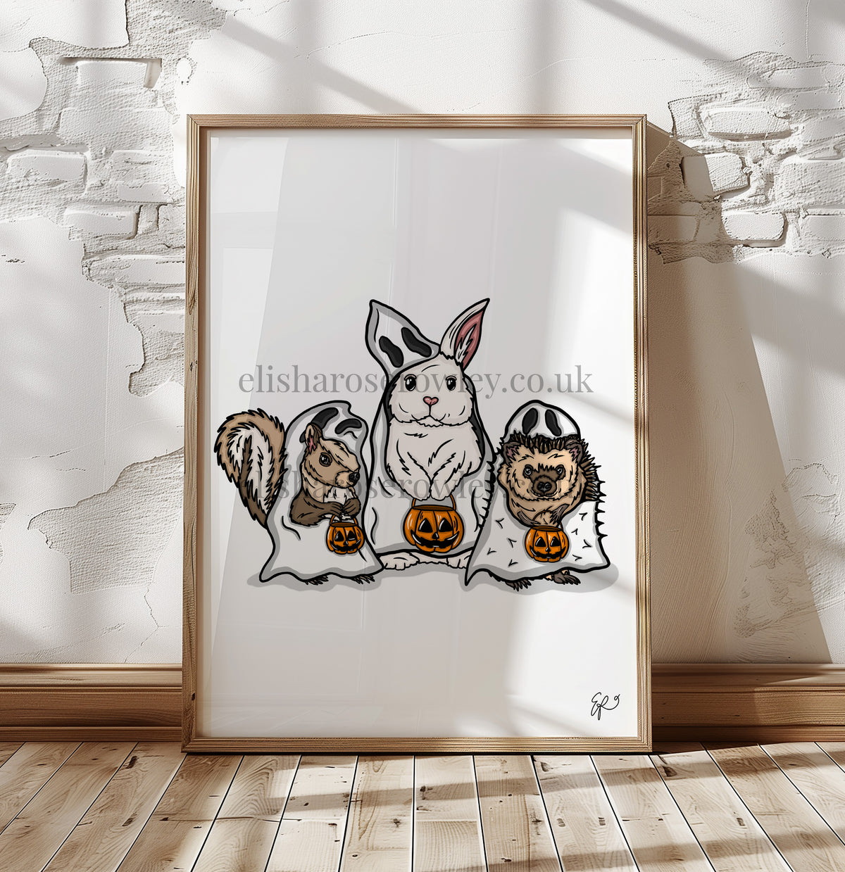 The Little Woodland Ghosts! (Trio Print) Autumn/Halloween Collection