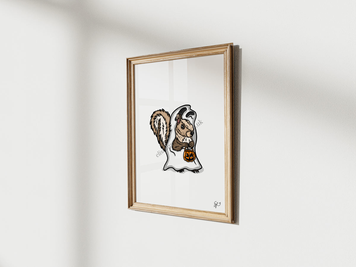 The Little Squirrel Ghost! Autumn/Halloween Collection (Copy)