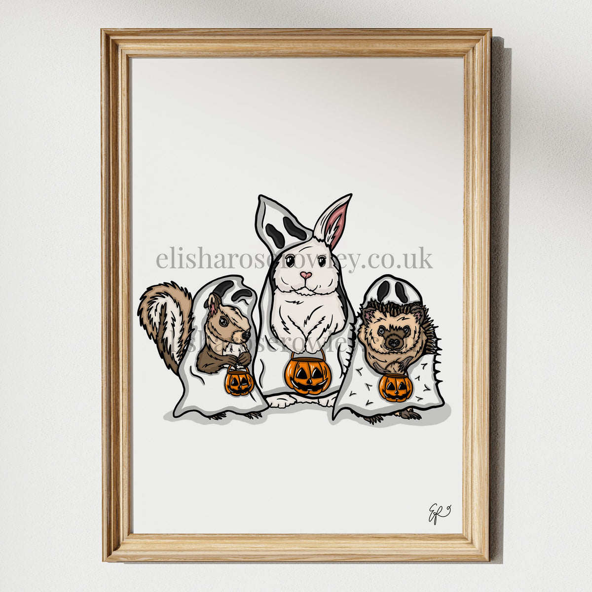 The Little Woodland Ghosts! (Trio Print) Autumn/Halloween Collection