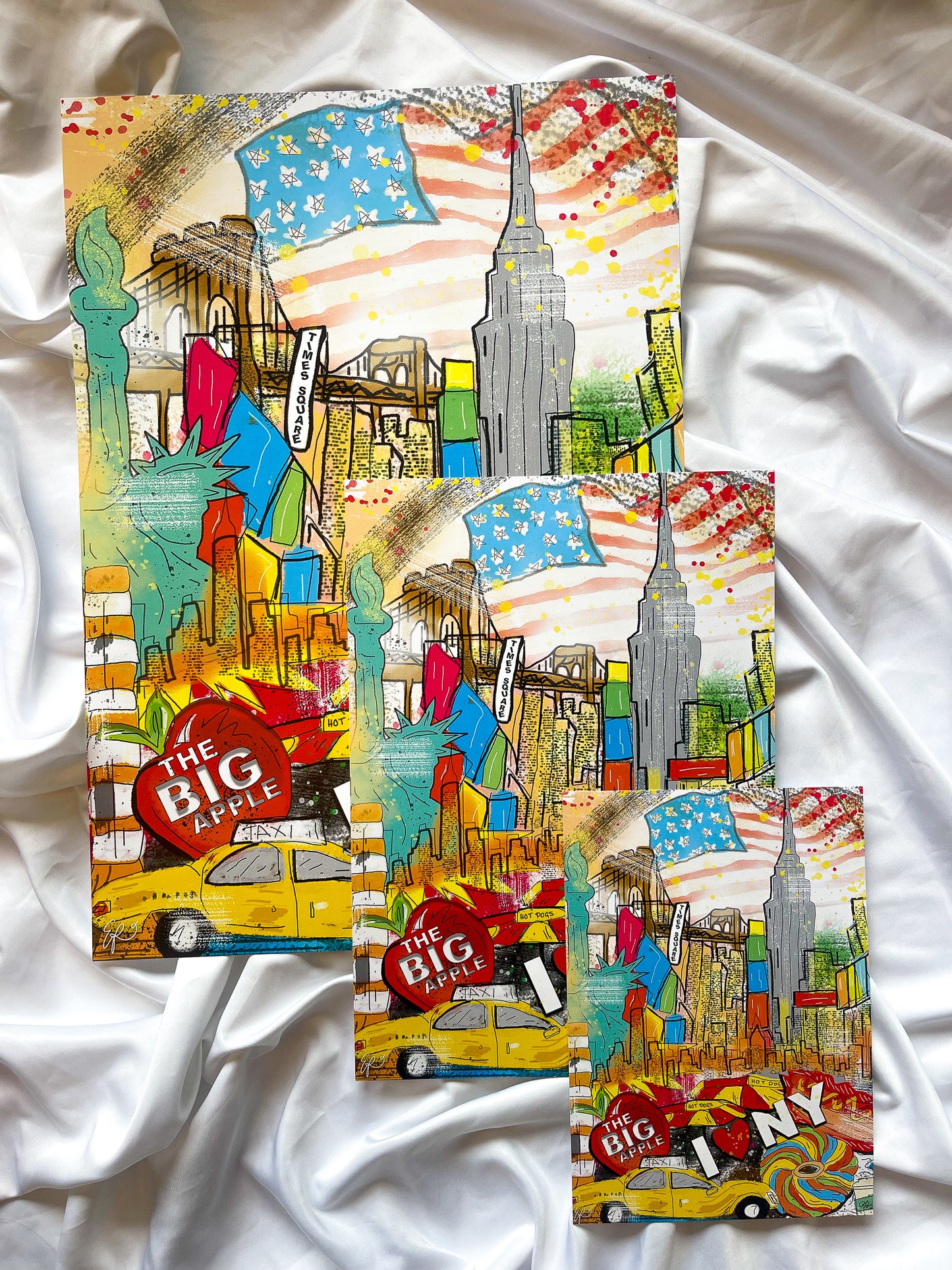 New York City Hand-drawn and Illustrated Art Print