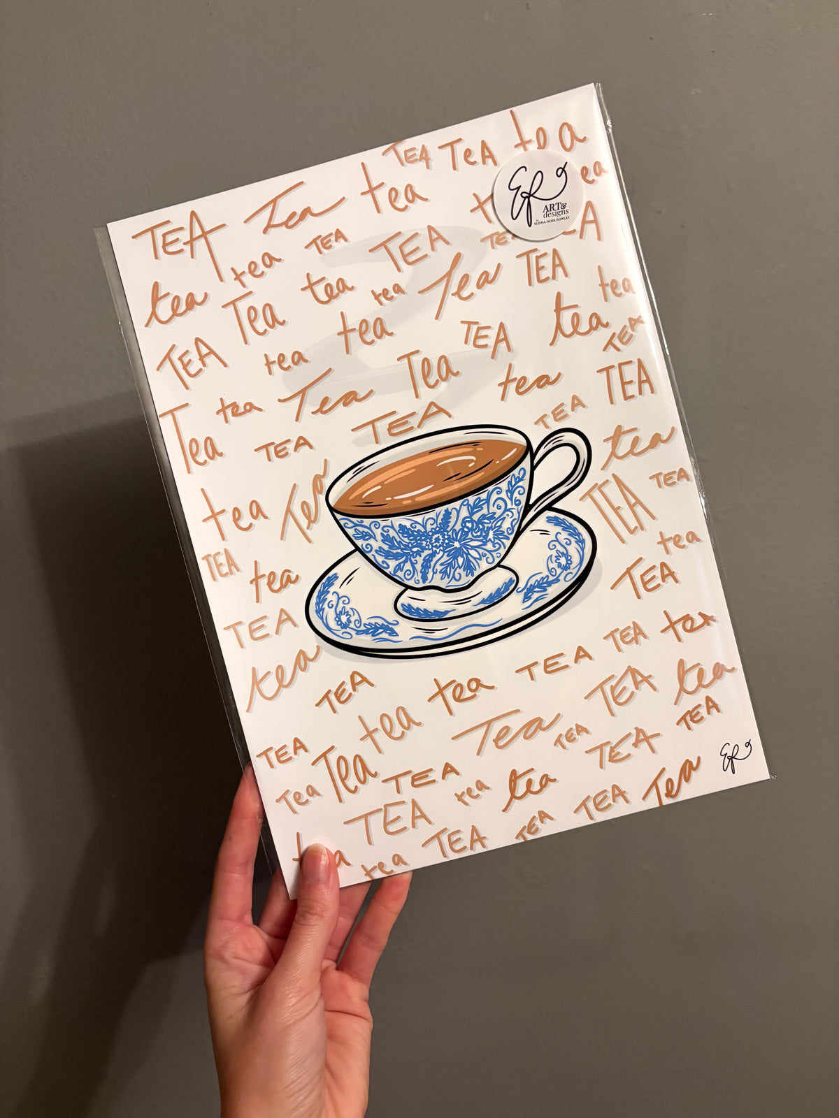 TEA, tea, TeA... Art Print
