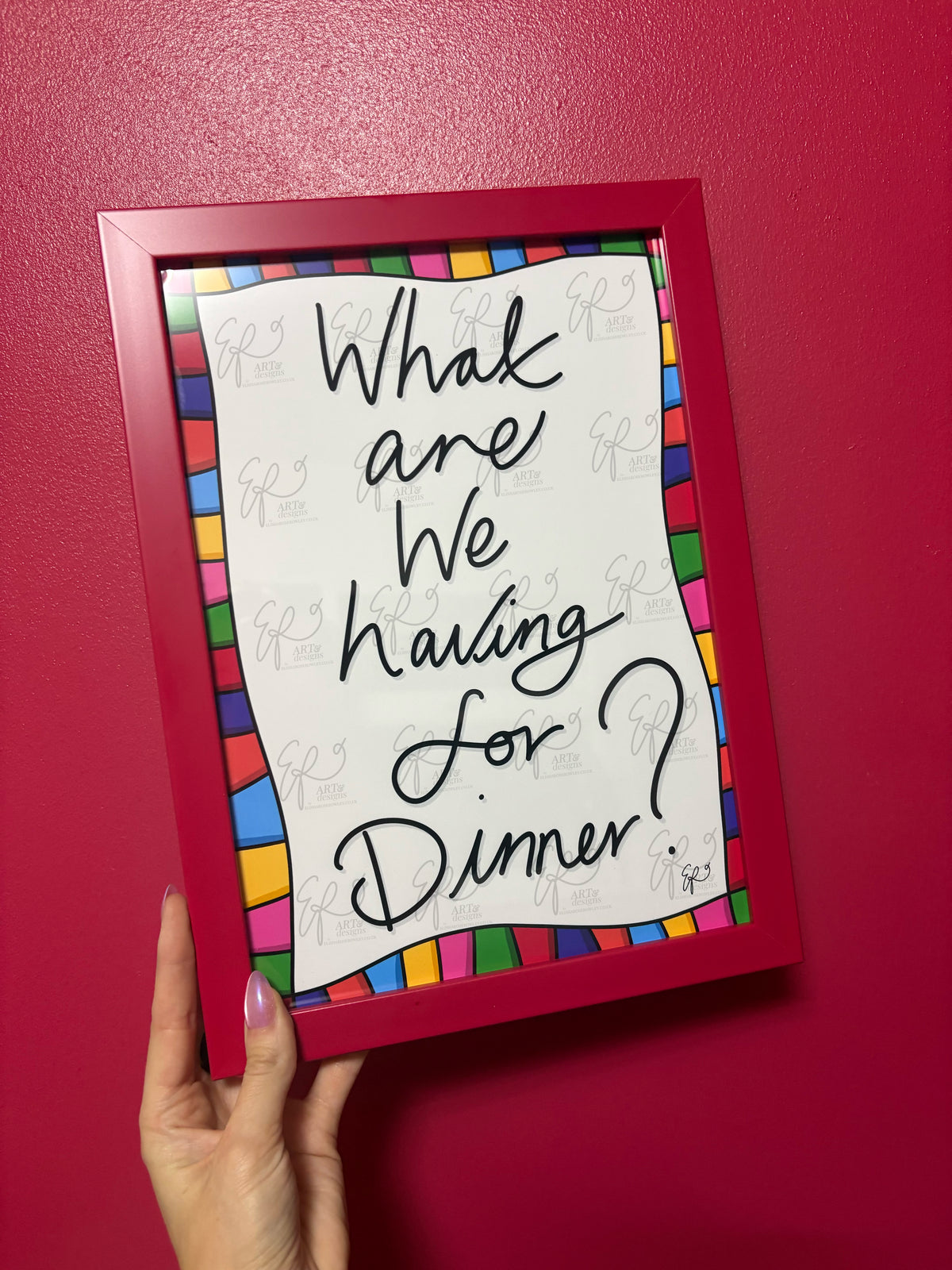 What are we having for Dinner? Art Print