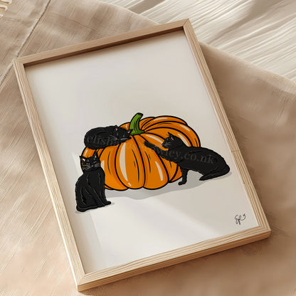 Paws & Pumpkins! Black Cats Autumn/Halloween Collection