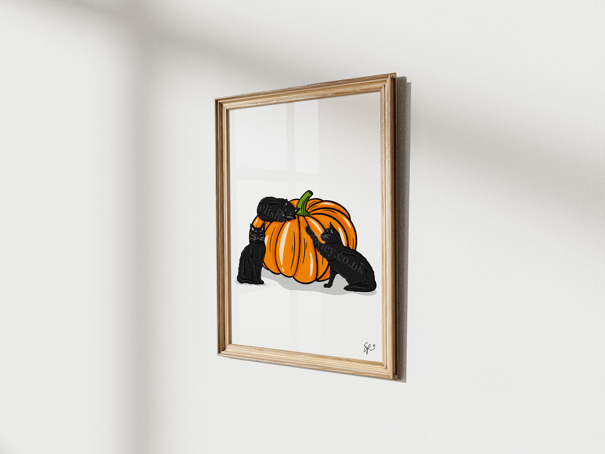 Paws & Pumpkins! Black Cats Autumn/Halloween Collection