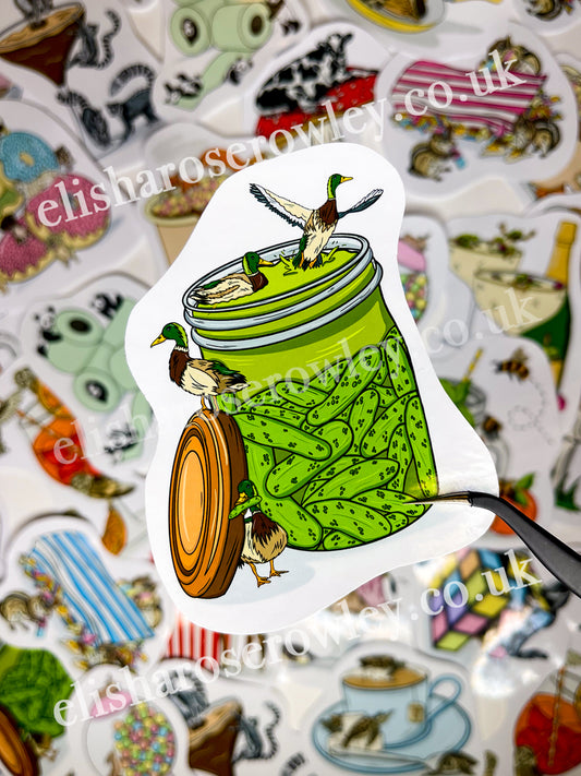 Pickle Pond Sticker - 'Unexpected Pairings'
