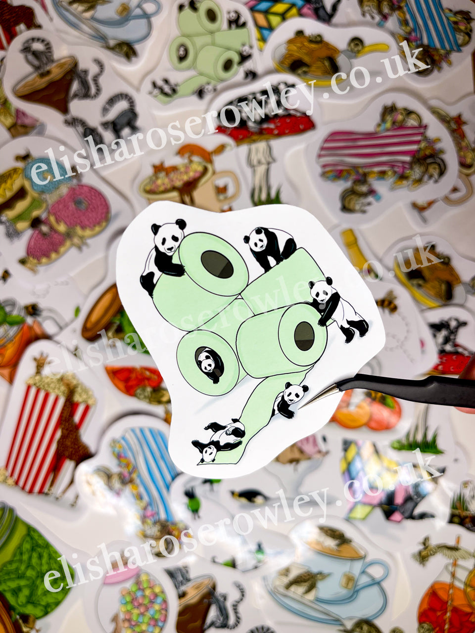 Roll with the Pandas Sticker - 'Unexpected Pairings'