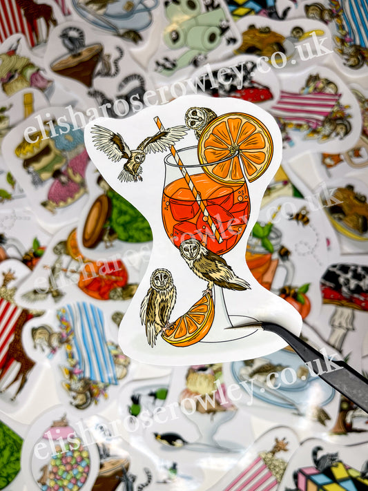 AperOWL Spritz Sticker - 'Unexpected Pairings'