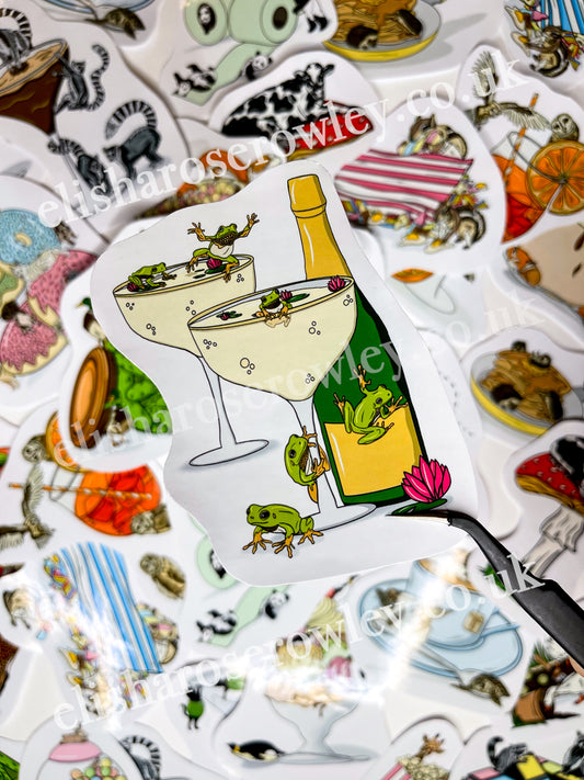 Fizzy Frogs Sticker - 'Unexpected Pairings'