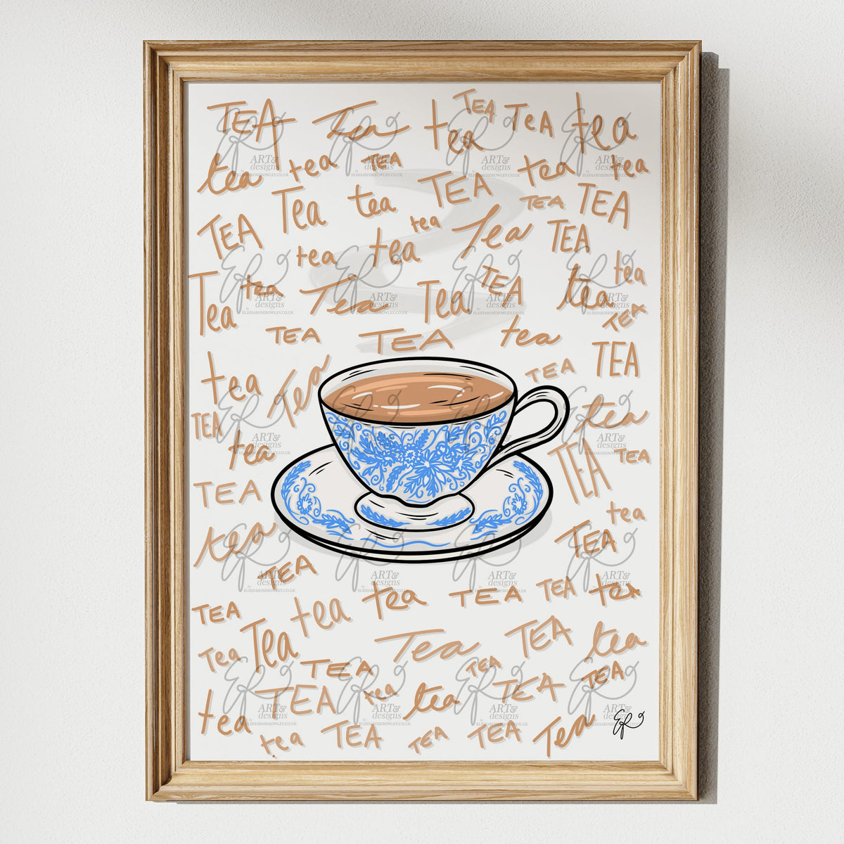 TEA, tea, TeA... Art Print