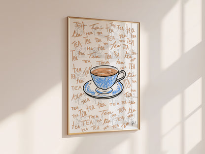 TEA, tea, TeA... Art Print