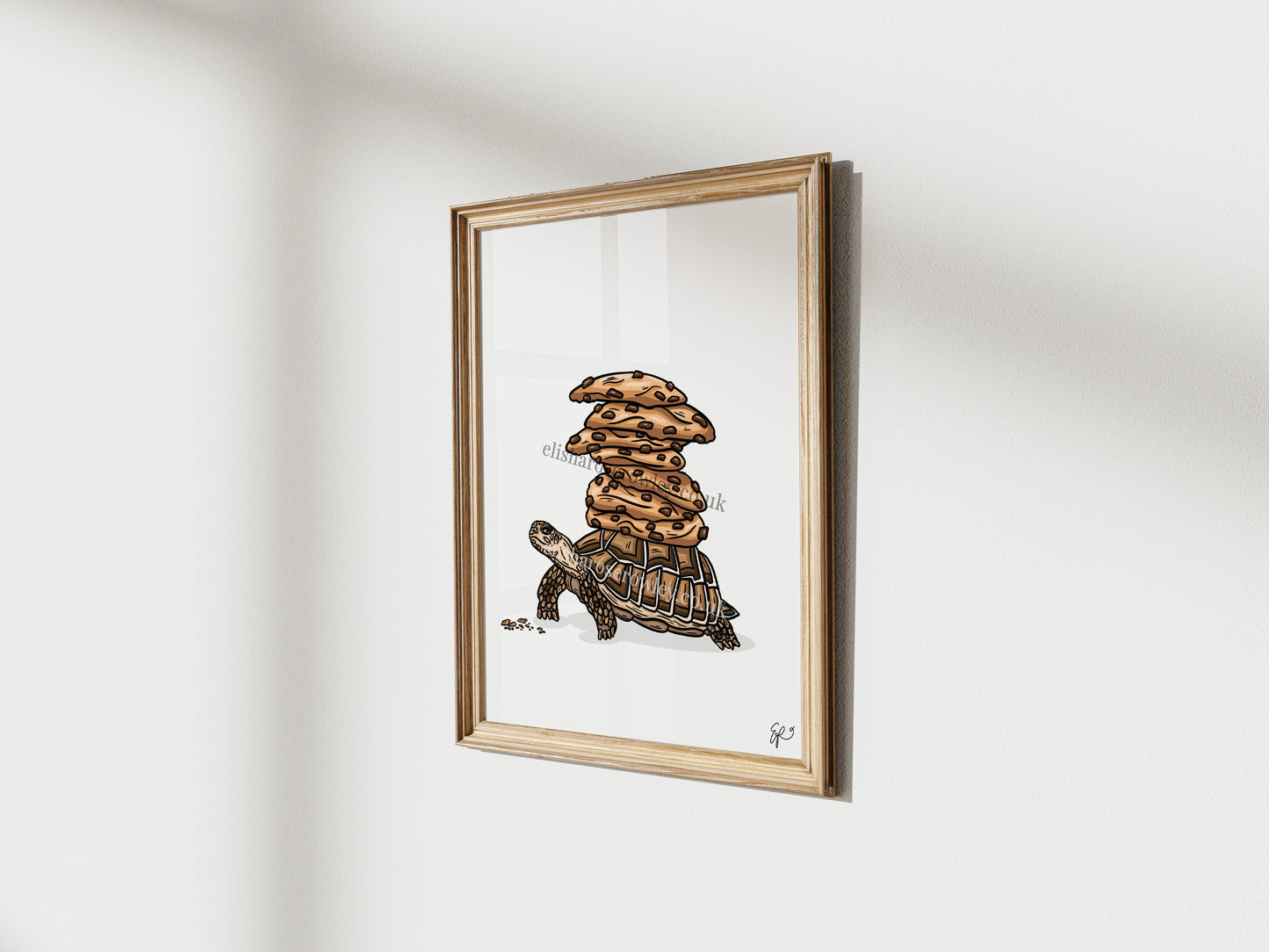 Turtle's Cookies! Biscuit Kitchen/Nursery Wall Art Print