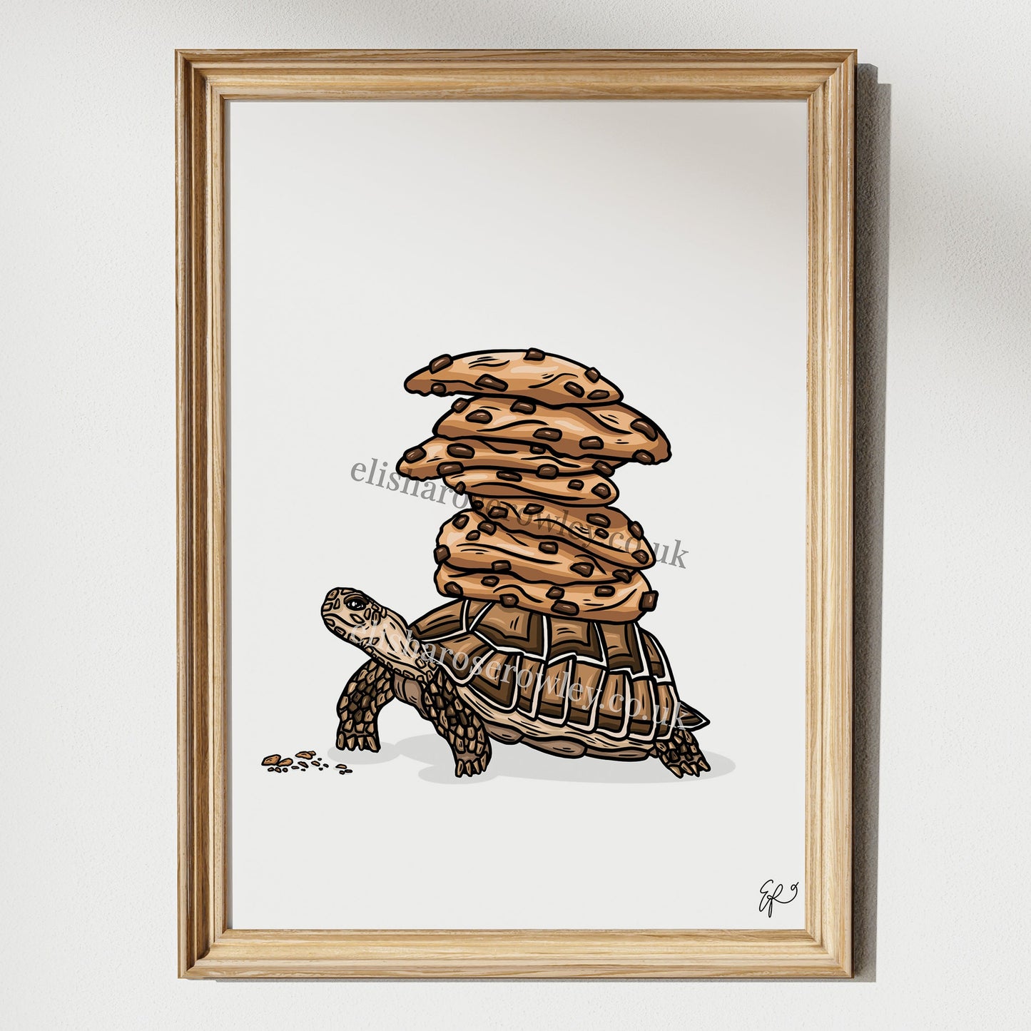 Turtle's Cookies! Biscuit Kitchen/Nursery Wall Art Print