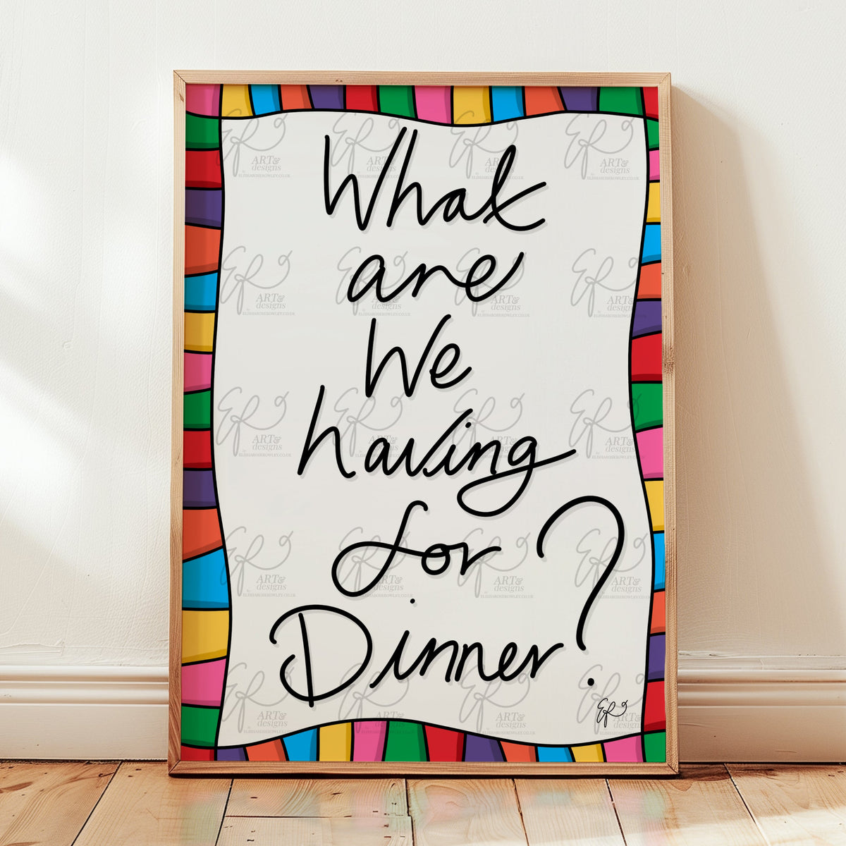 What are we having for Dinner? Art Print
