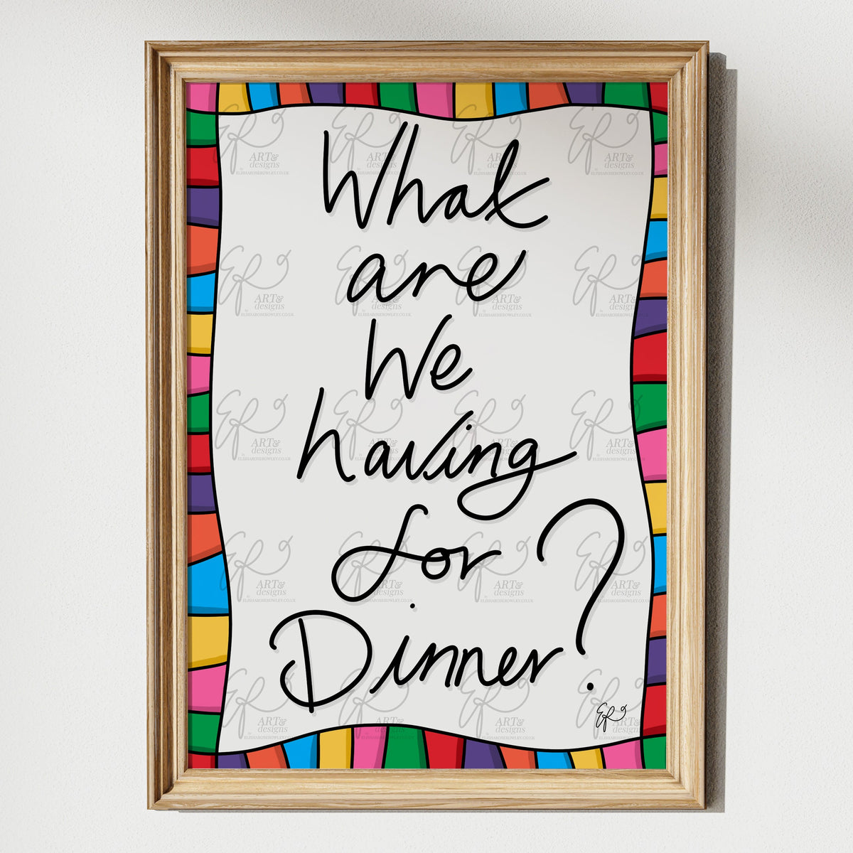 What are we having for Dinner? Art Print
